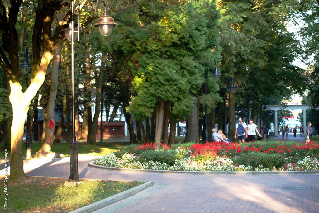 Центральный курортный парк в Моршине